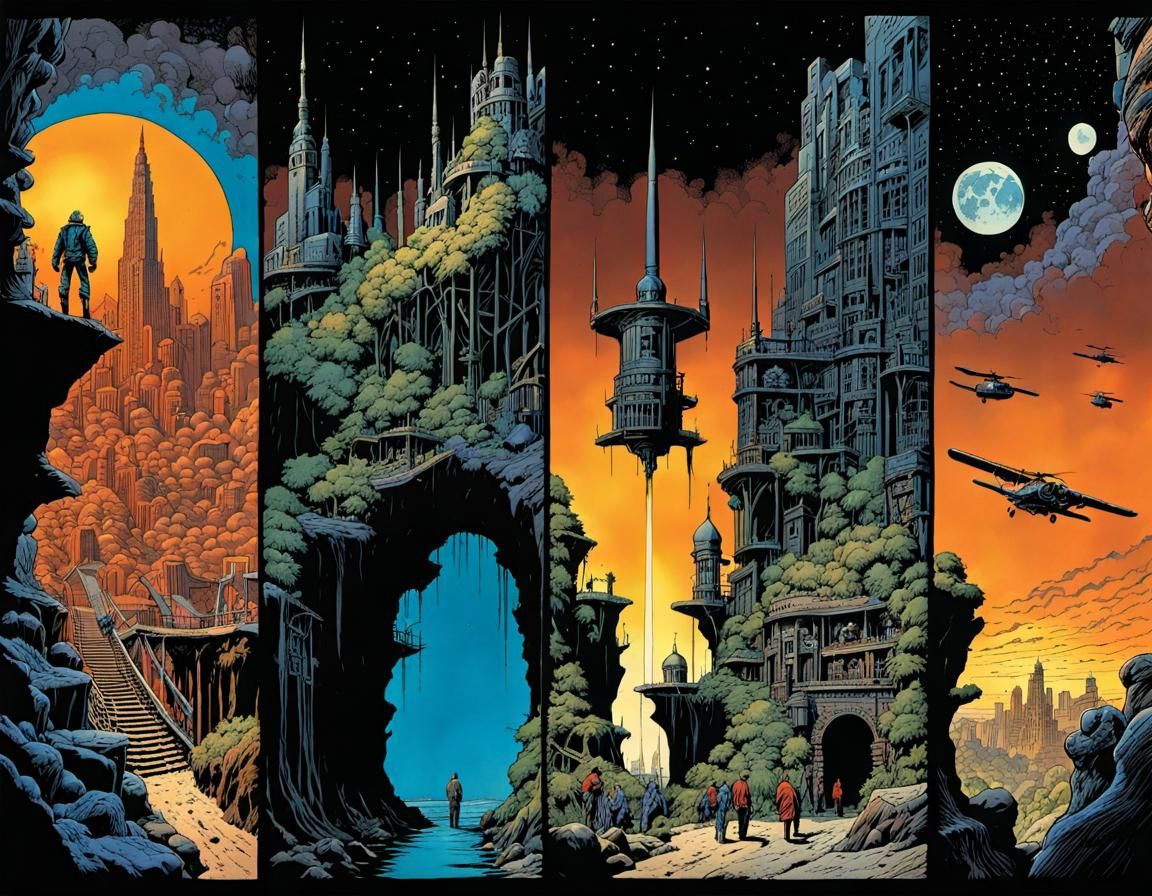 Irkni Burr's Comic Book Underground Adventure