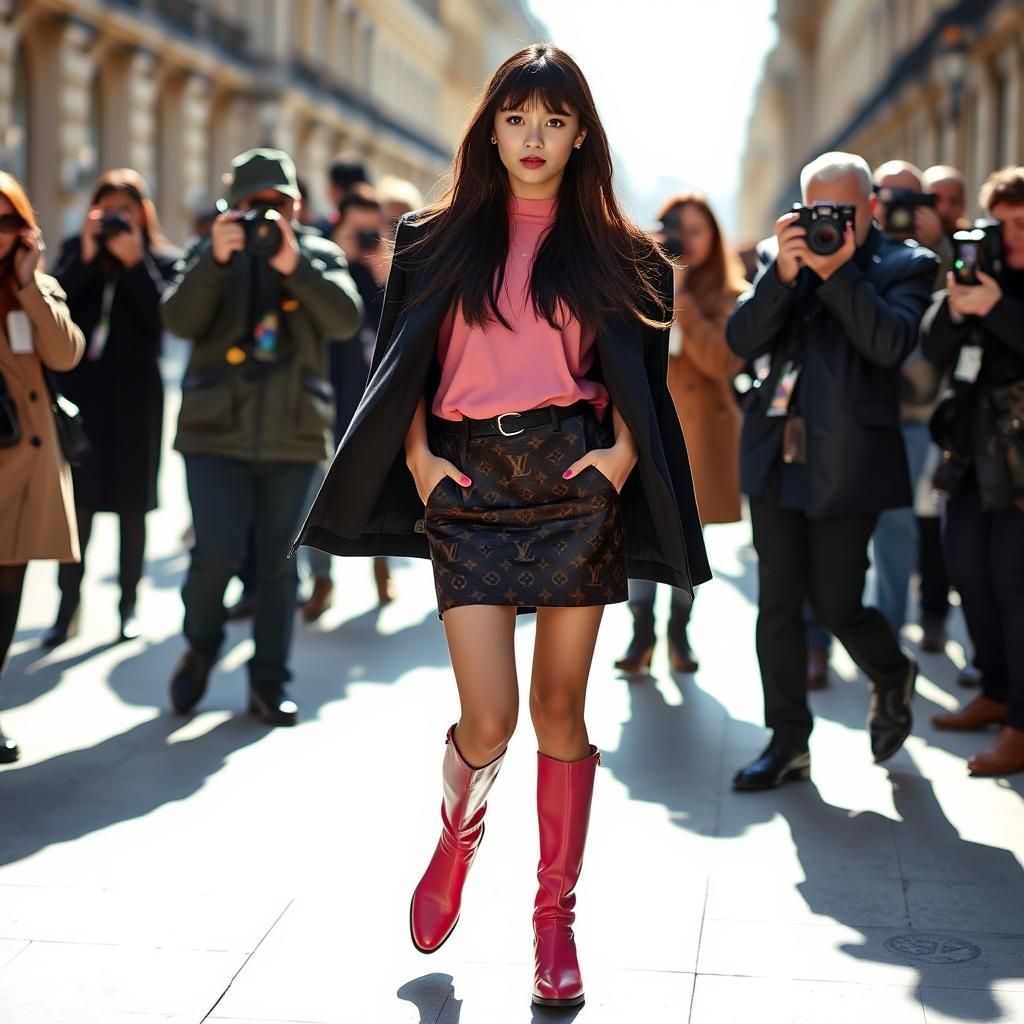 Korean Pop Idol at Paris Fashion Week