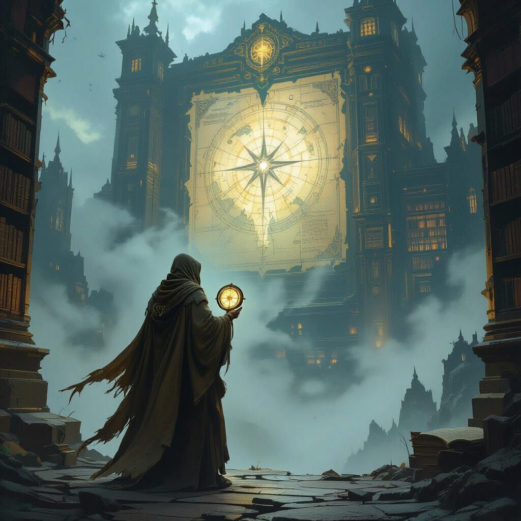 Spectral Cartographer in a Misty Library