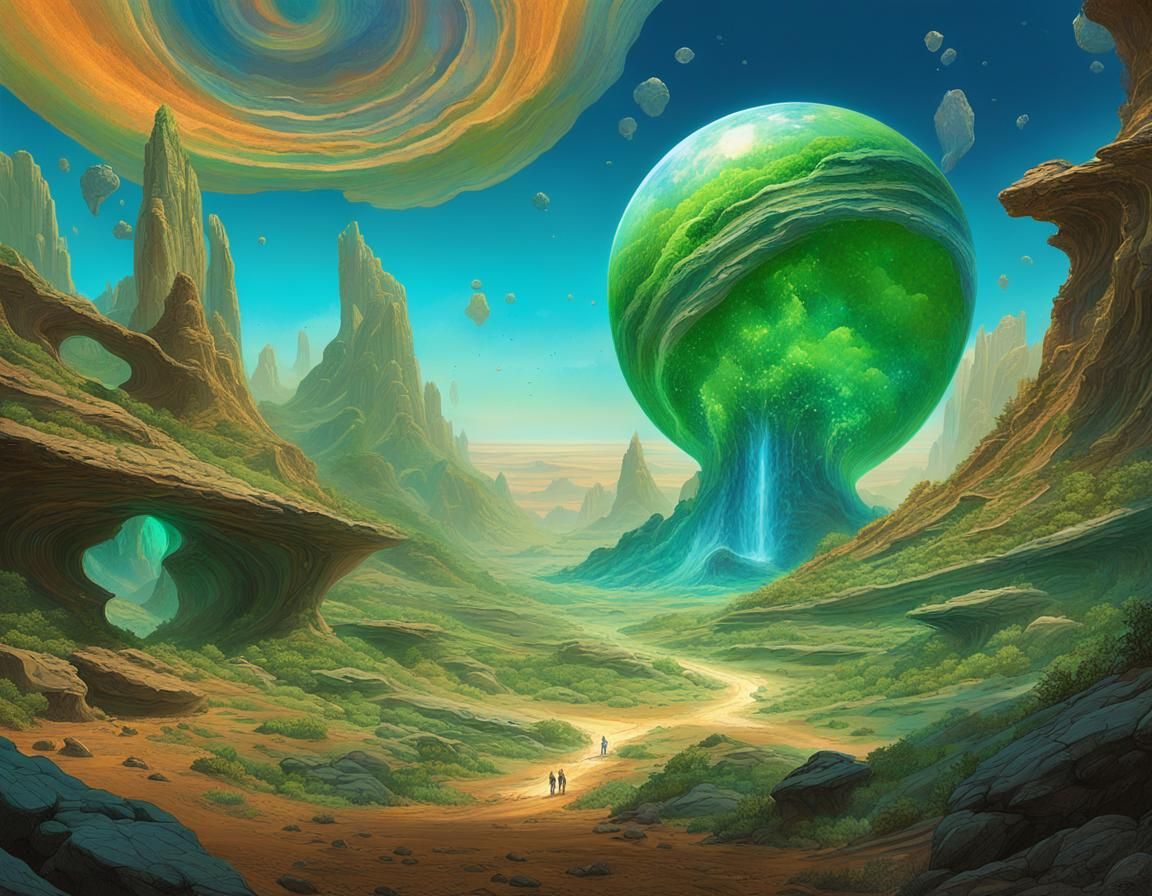 Surreal Rift Reveals Vibrant World in Sky