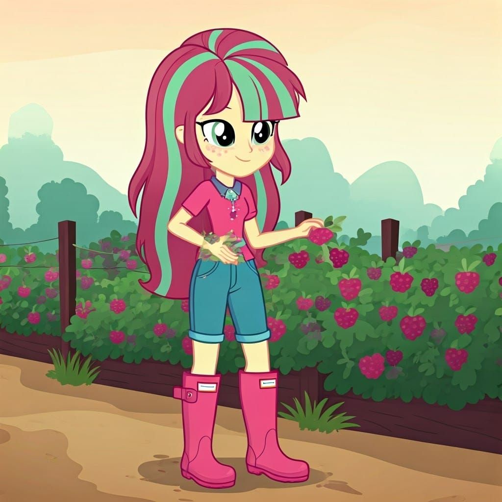 Human Sour Sweet from My Little Pony on Berry Farm