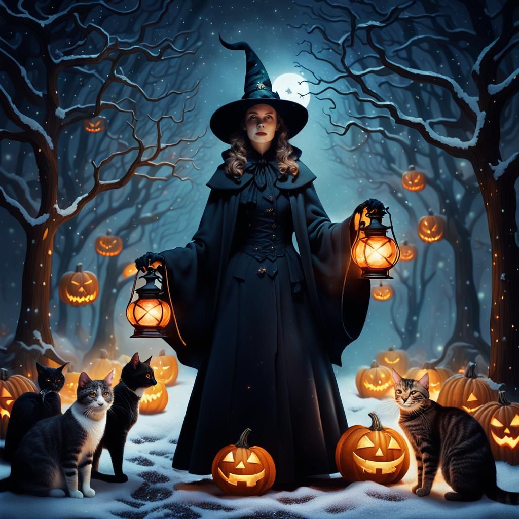 Soul Hunter Captures Cats on Halloween Night