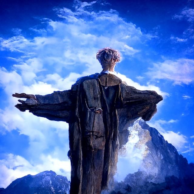 Renaissance Painting: Christ, Moses, and Elijah