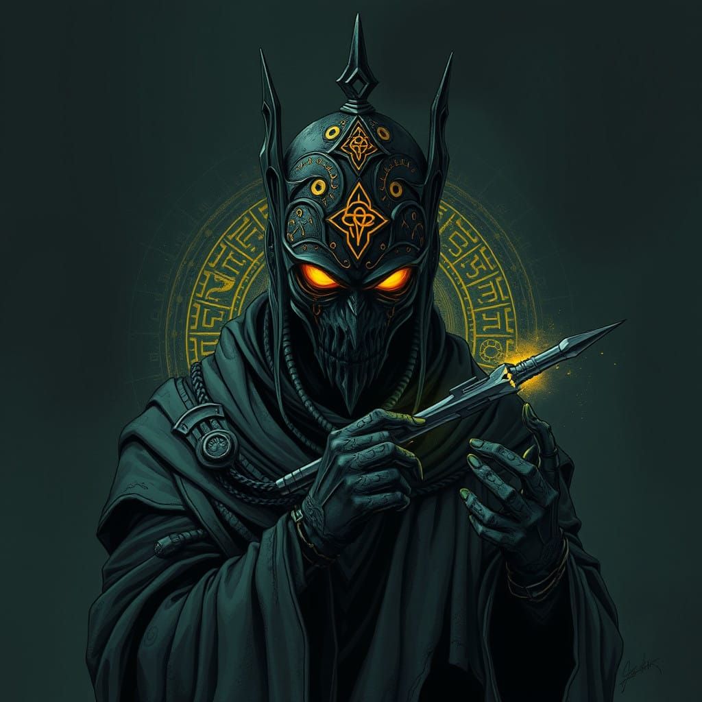 Mysterious Rune Carver Unleashes Cosmic Horrors on Monolith....