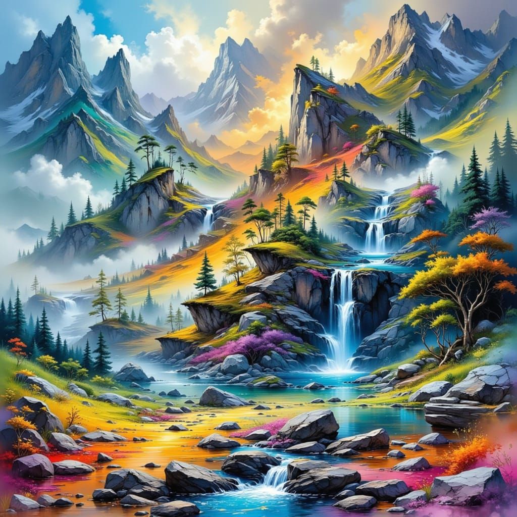 Controlled Chaos: Liquid Architecture and Flowing Landscapes