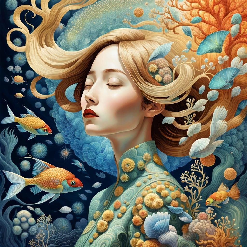 Surreal Transformation Art in Rich Colors