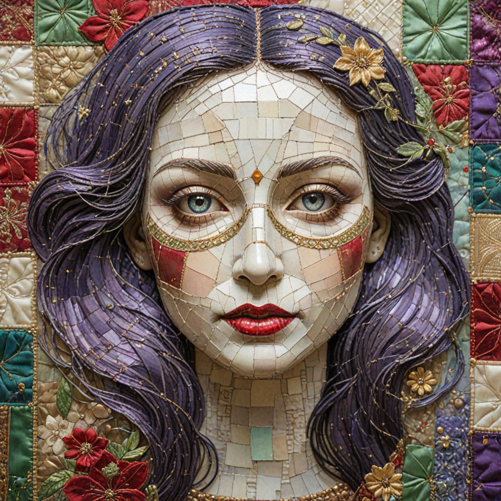 Vintage Patchwork Beauty with Antique Elegance