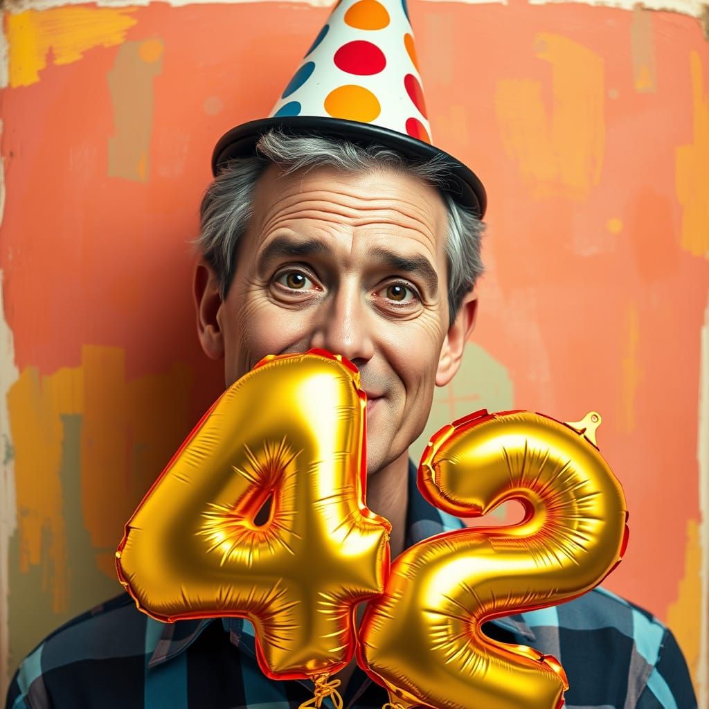 Whimsical 42nd Birthday Celebration in Playful Style