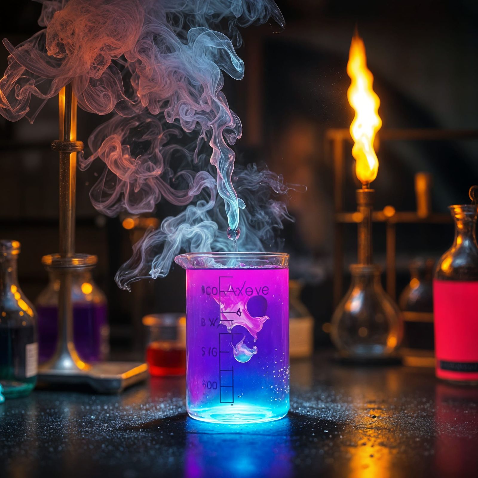 Dramatic Chemical Reaction: Potassium Permanganate and Glyce...