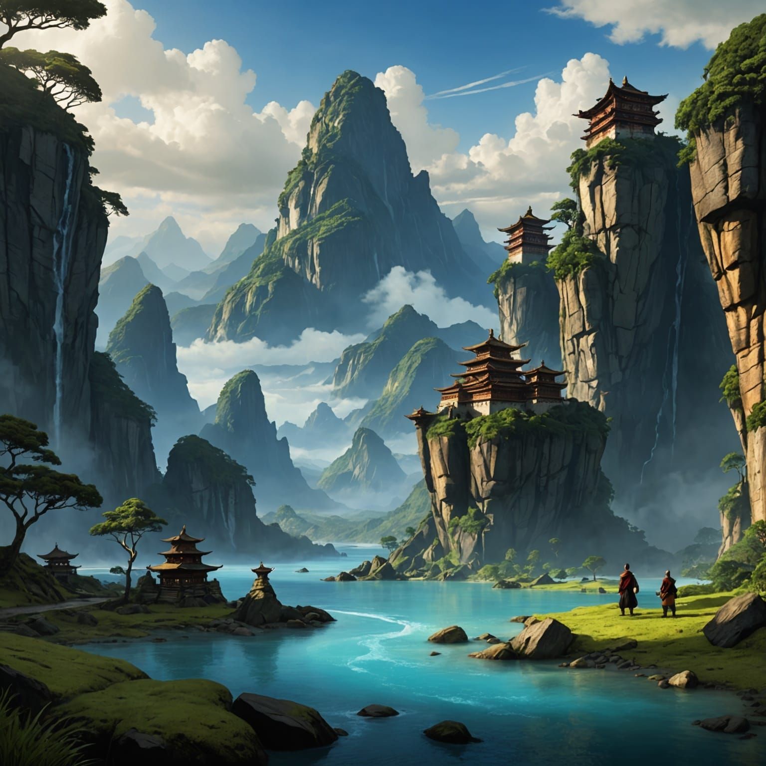 Avatar: The Last Airbender Matte Painting
