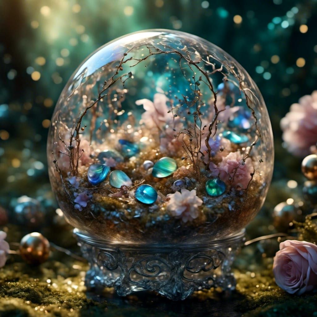 Opalescent Fairy Autograph with Silk and Confetti