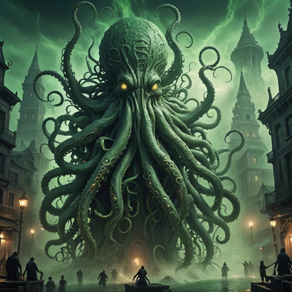 Eldritch Horror Emerges from Cyclopean City