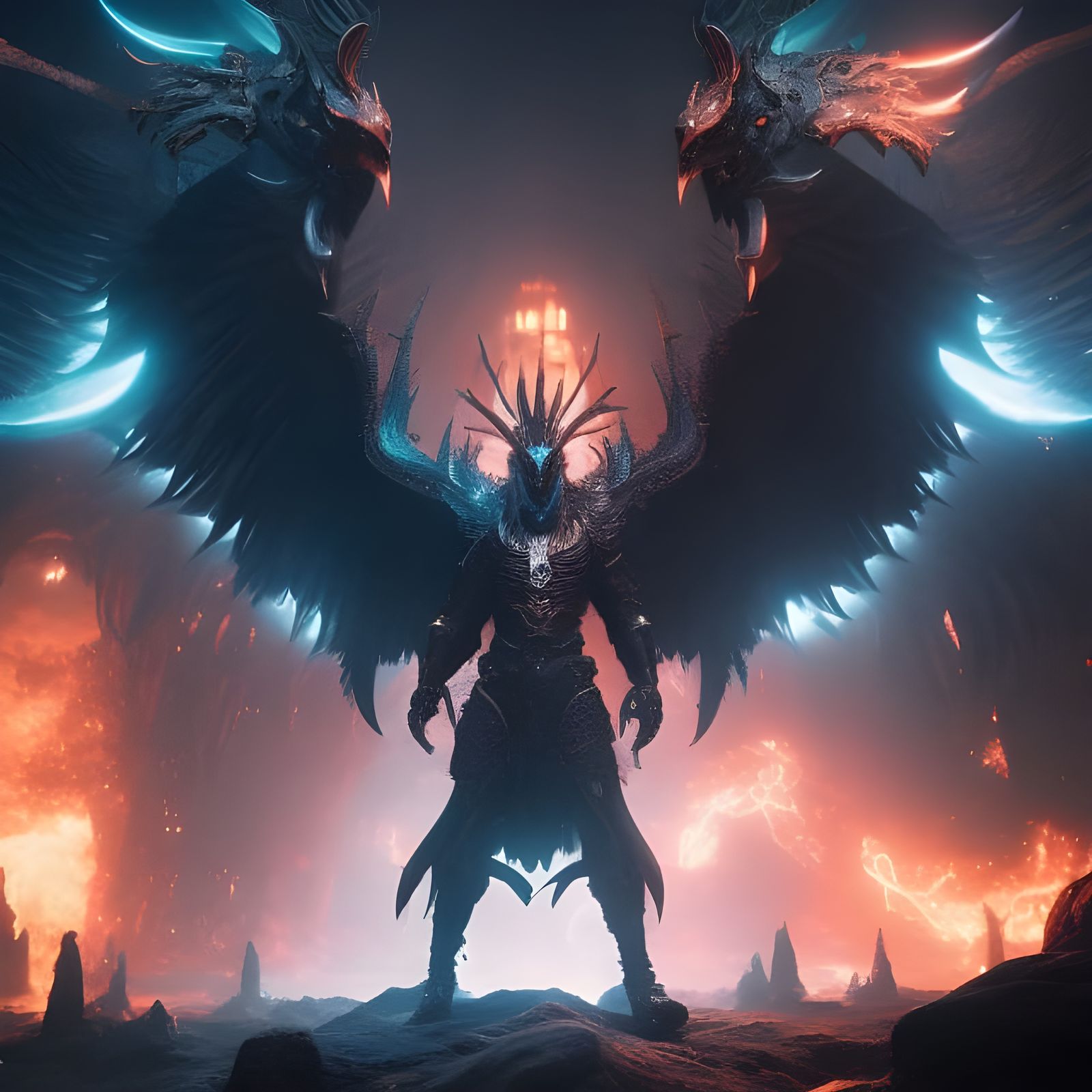 Chicken Demon Knight Oversees Contract Signing