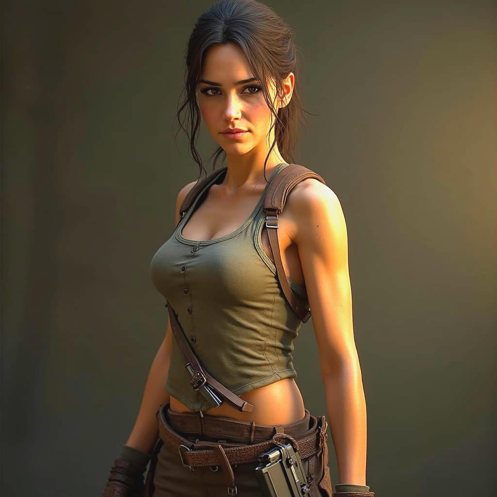 Lara Croft Portrait in Unreal Engine 5