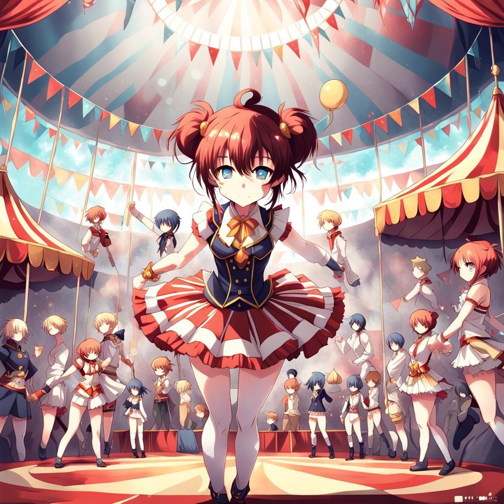 The Amazing Digital Circus in Anime Style