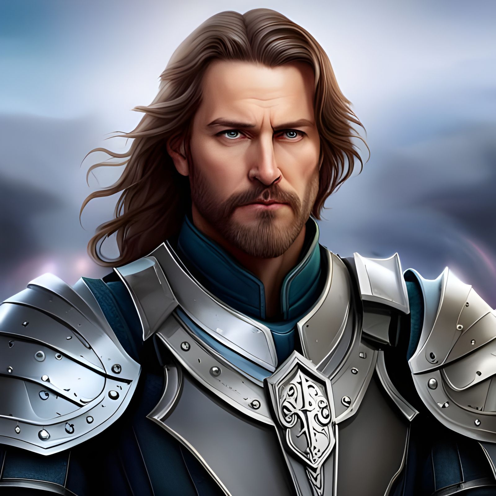 Detailed Tudor Knights in Ornate Armor