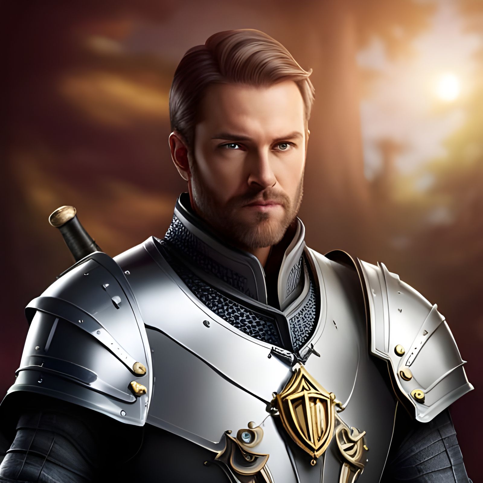 Detailed Tudor Knights in Ornate Armor