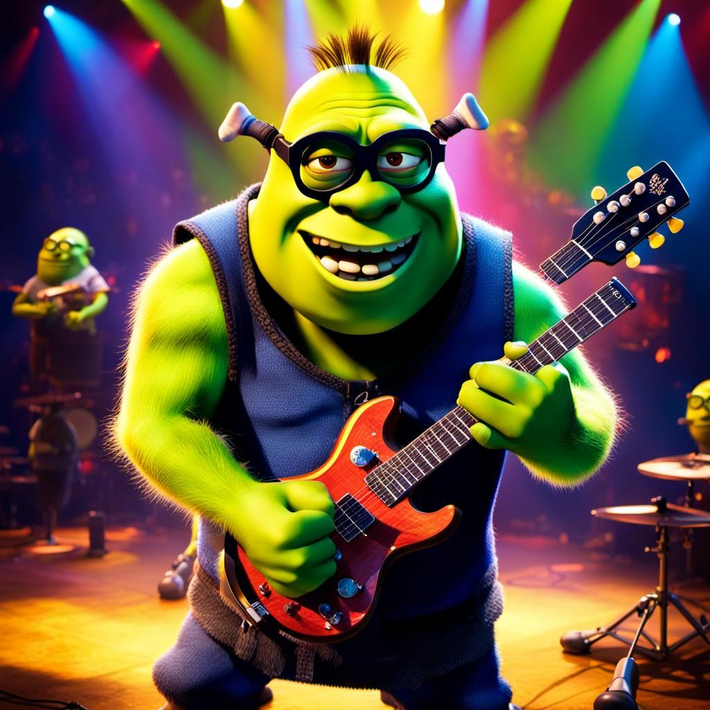 Ogre-Minion Fusion Rocks Out on Stage