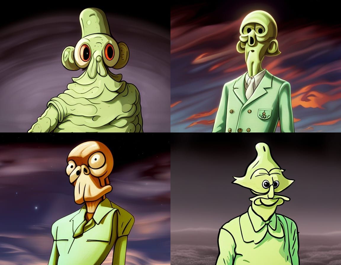 AI Image of Squidward