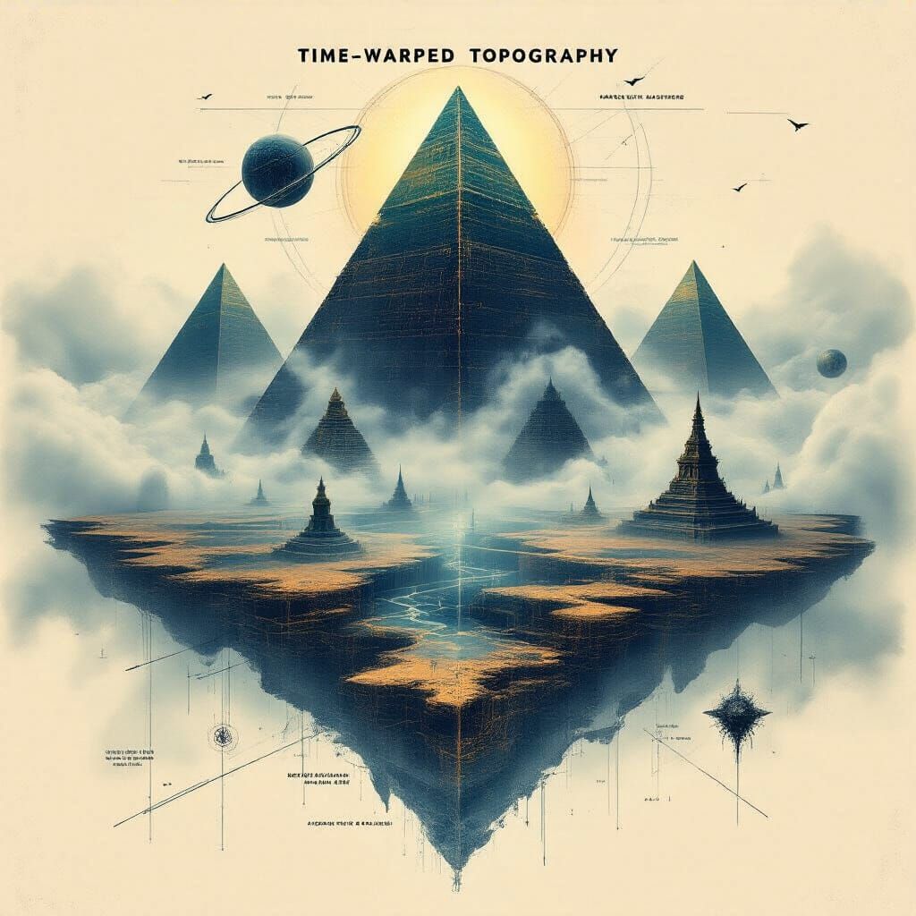Time-Warped Topography: Aerostatic Pyramids in Techno-Fog