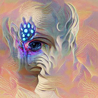 Abstract AI Art: Exploring the Concept of Sentience