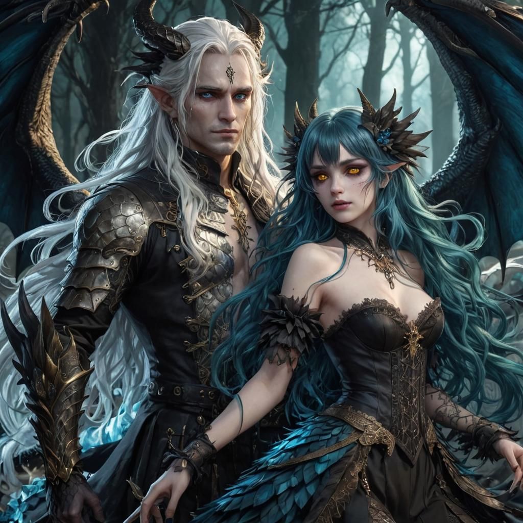 God of Death and Wife in Gothic Romance