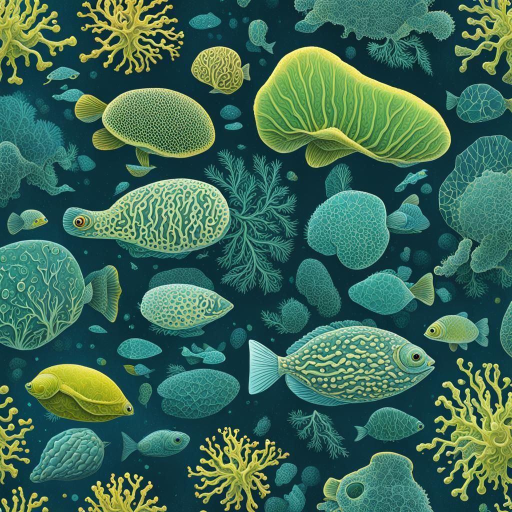 Amoebas Generated by AI