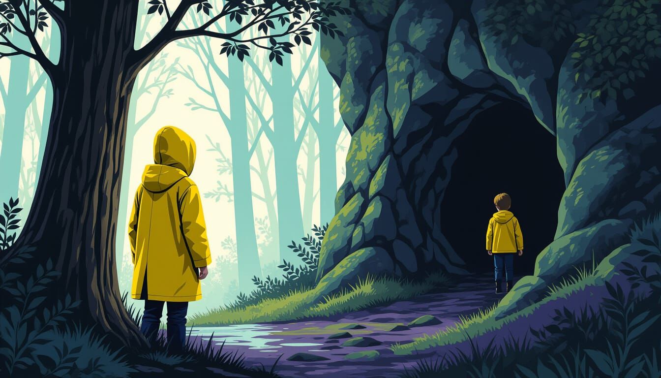 Dark Netflix Show: Boy in Yellow Raincoat by Cave