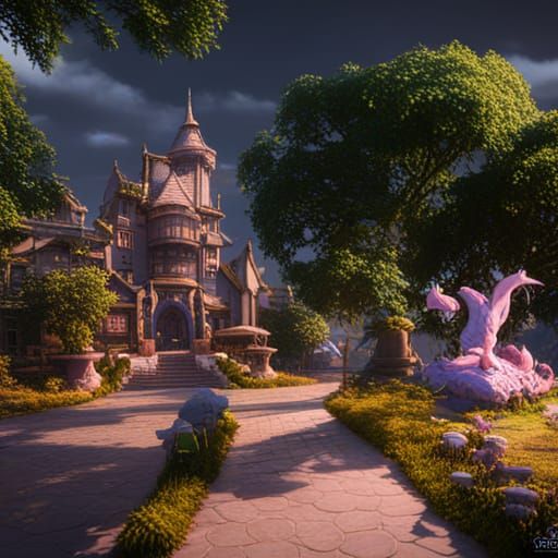 Kawaii Fantasy Concept Art in 8K Resolution