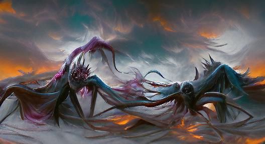 Sinister Eldrazi Figure Art