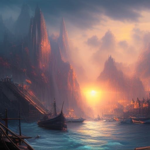 Ships at dawn