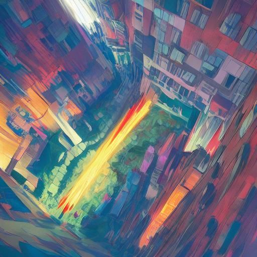 Assassin on Rooftop: Fantasy Concept Art