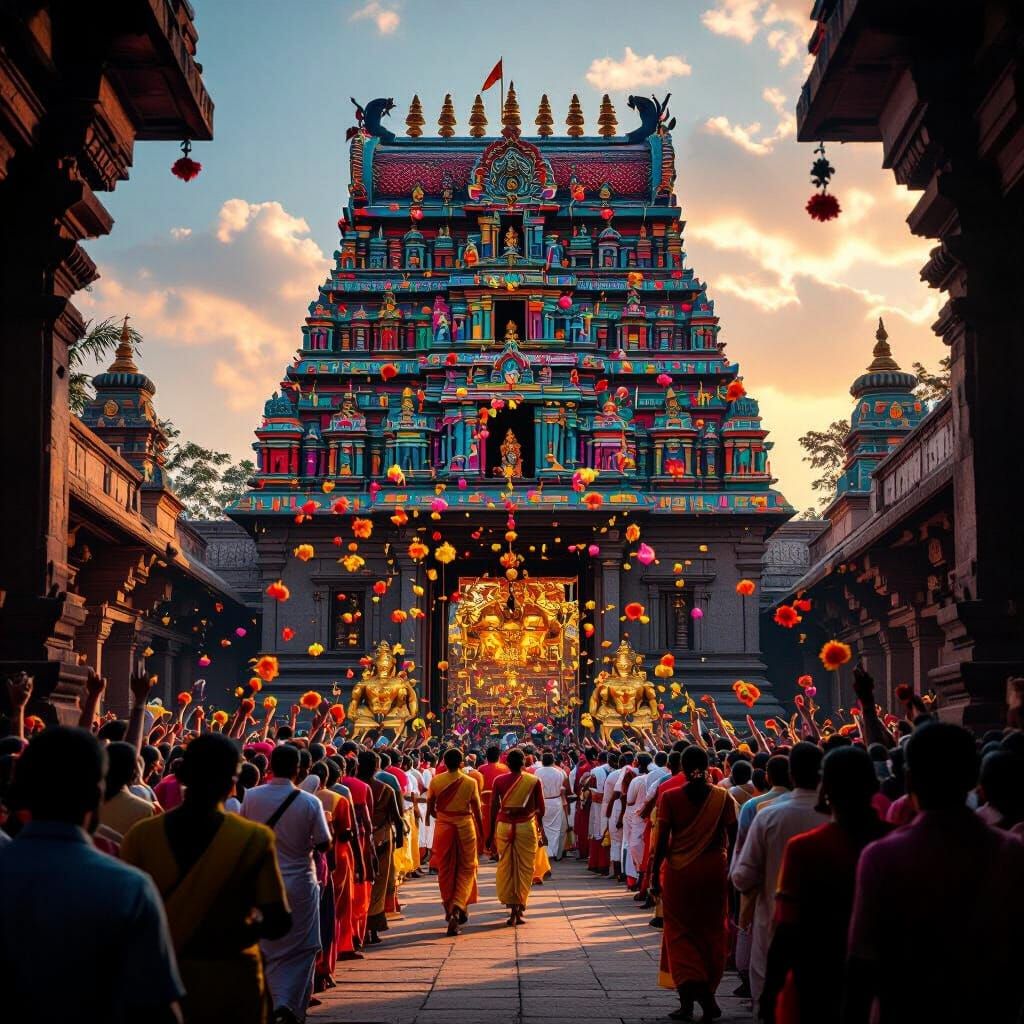Thanjai Periya Kovil Temple During Raja Raja Chola Period