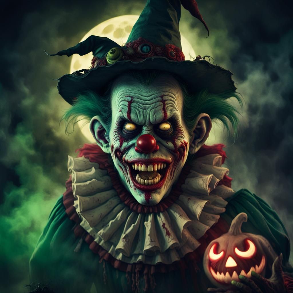 Epic Monster Witch Reveals Cryptic Grin in Dark Fantasy Scen...