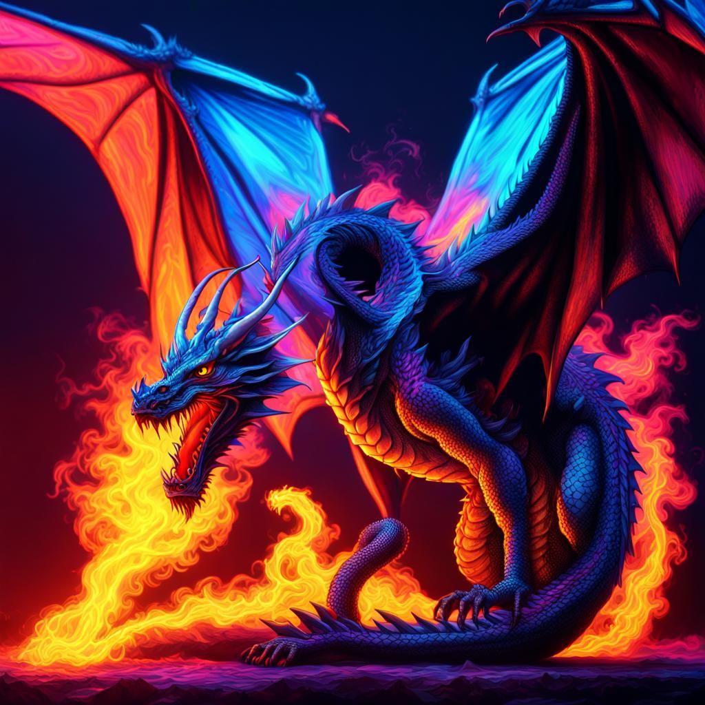 Blacklight Dragon