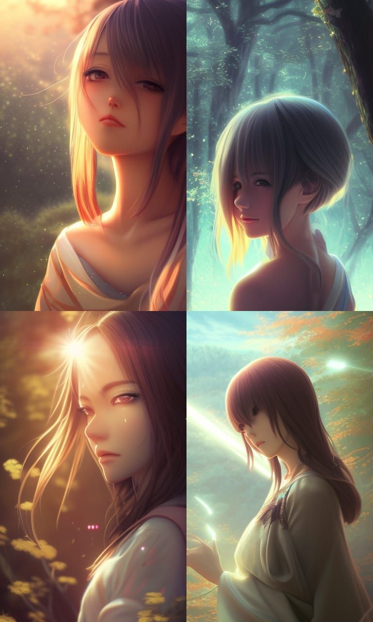 Anime Mother Nature Portrait in High Resolution