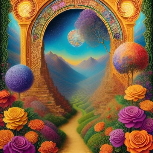 Floral Figure in Josephine Wall Style