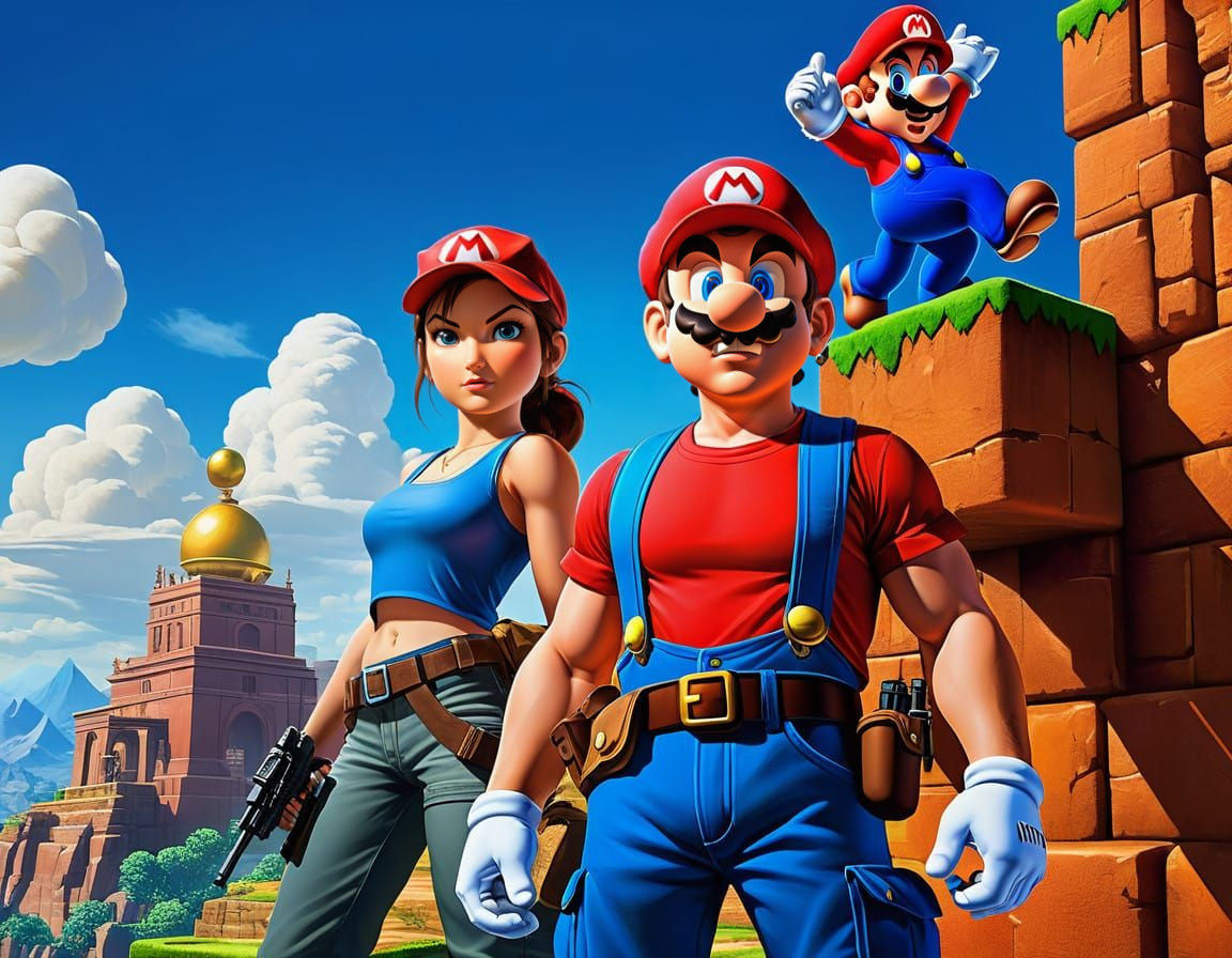 Surreal Adventure Mashup in Unreal Engine Style