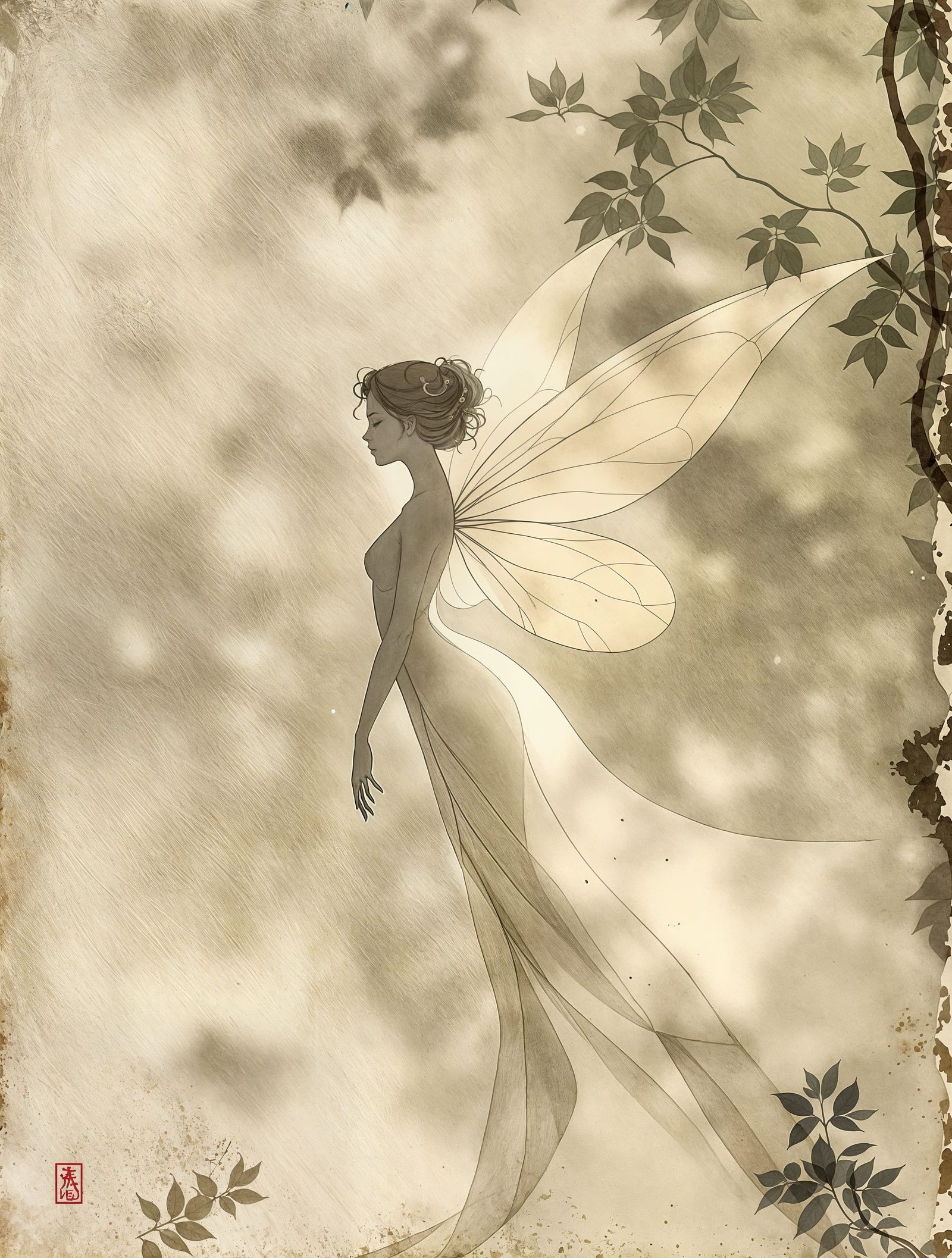 Ethereal Fairy in Sunlit Serenity