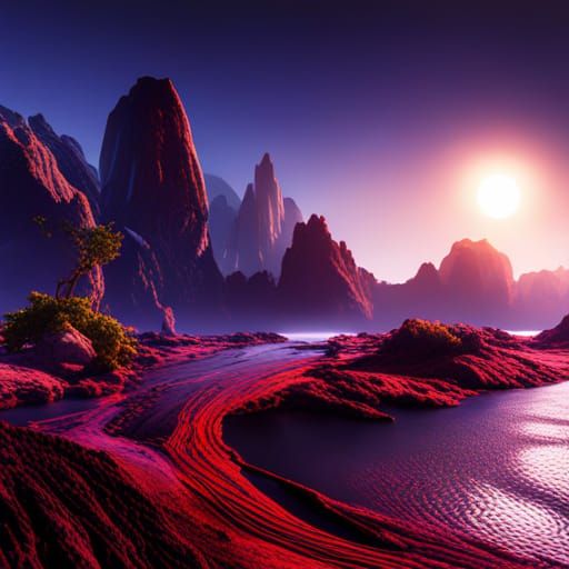 ESG Sustainability Impact on Earth: Detailed Matte Painting