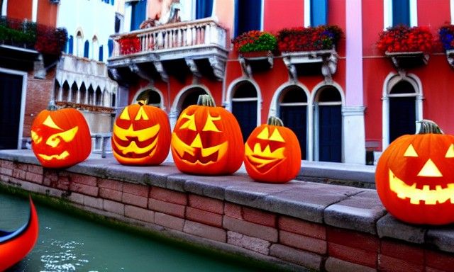 Autumn in Venice: Jack-o-Lanterns Abound