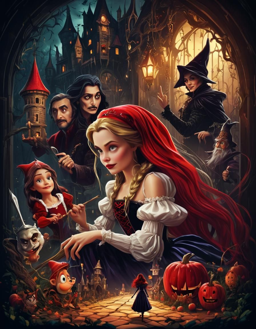 Fairy Tale Movie Poster in Detailed Digital Art