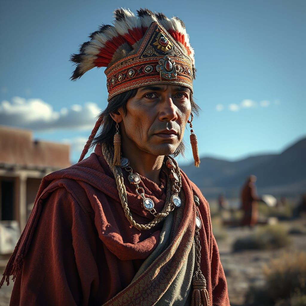 Vintage-Inspired Pueblo Runner in Triadic Colors