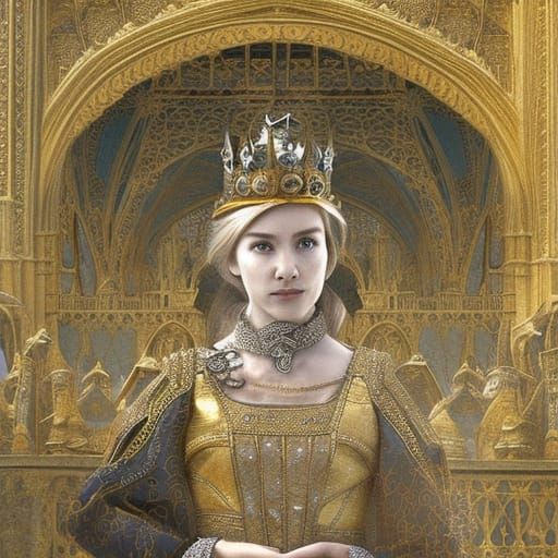 Epic Digital Painting of Eleanor of Aquitaine