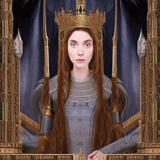 Epic Digital Painting of Eleanor of Aquitaine
