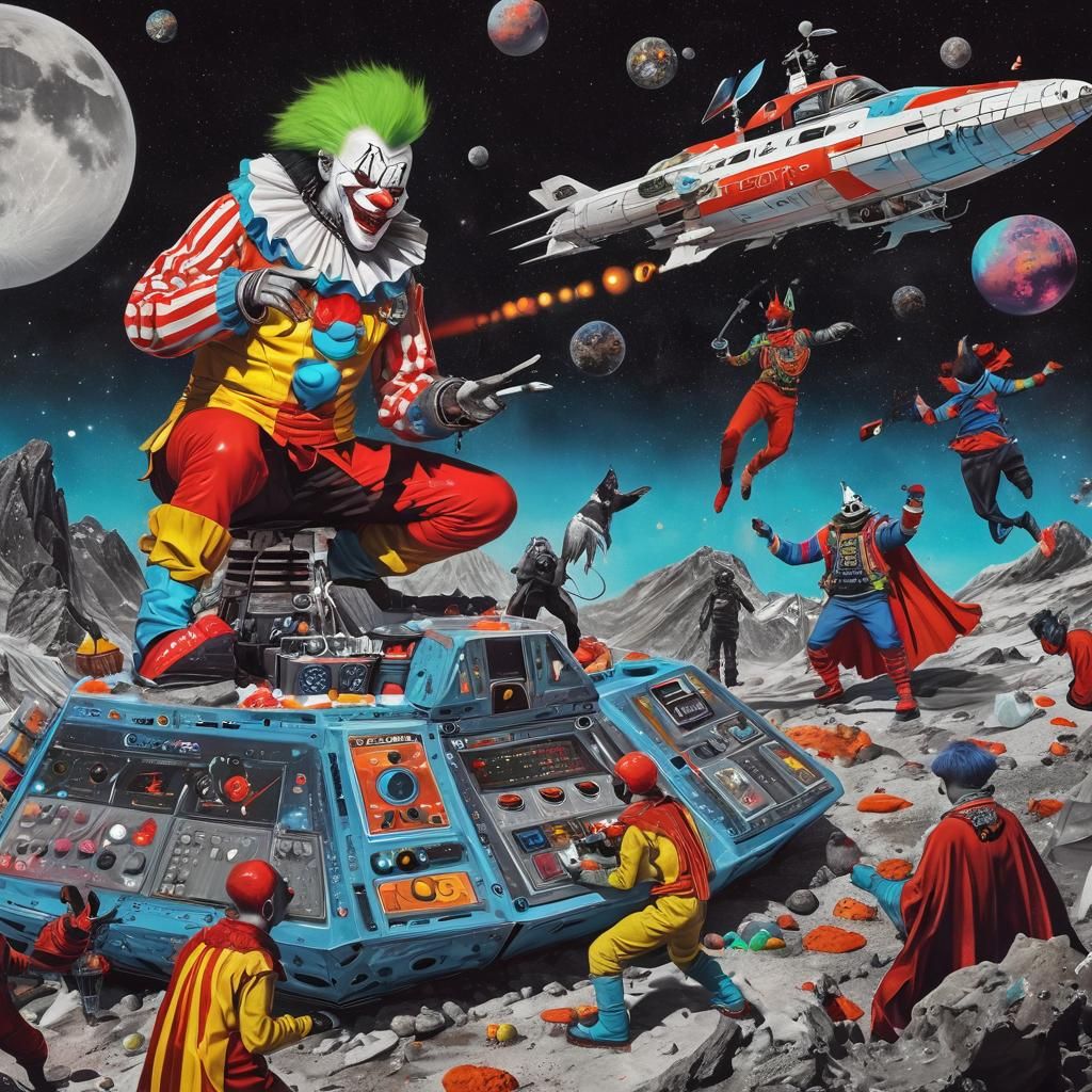 Insane Space Clowns Setting Up Genesis Device