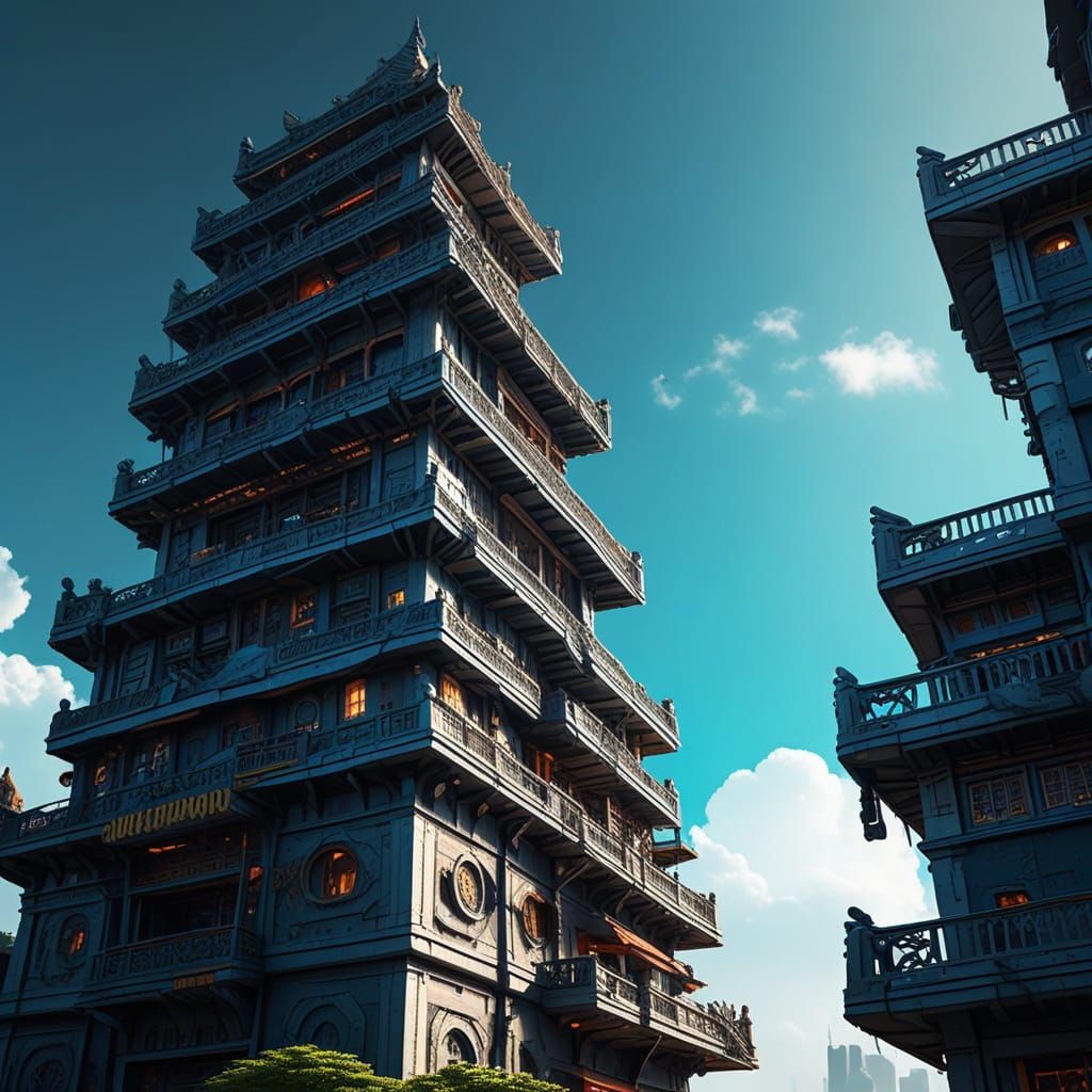 Monkeys Conquer the Futuristic Tower