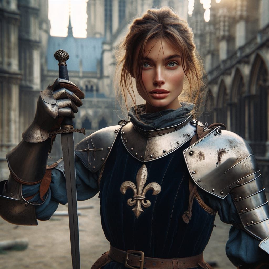 Joan of Arc: Courage in Gothic Setting