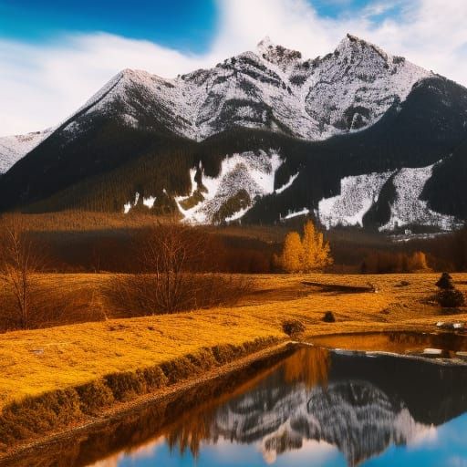 breathtaking mountainous landscape