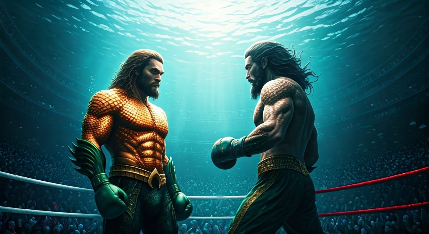 Aquaman vs Namor: Underwater Boxing Arena